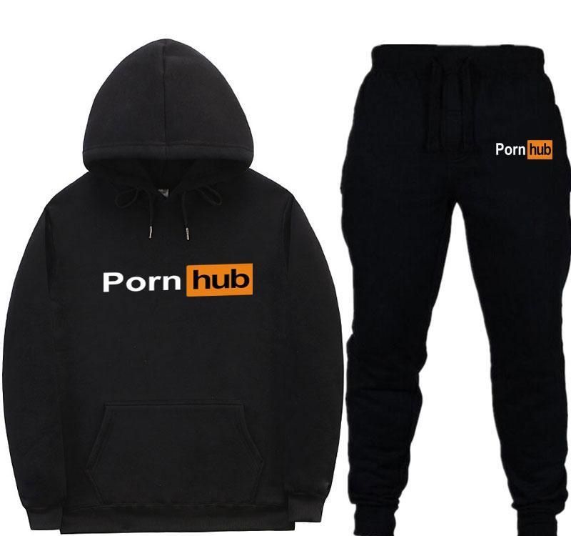 sweatpants and a hoodie