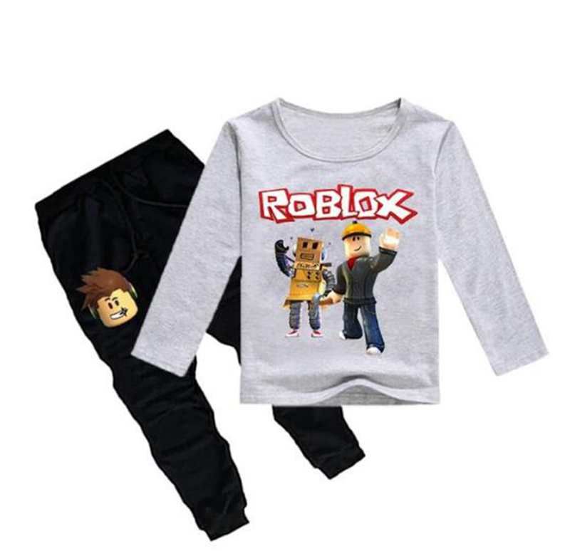 2020 Roblox Game Print Kids T Shirt Pants 2019 Spring Print Children Cotton Sweater For Boy Girl Clothes Sports Sets From Zwz1188 12 46 Dhgate Com - roblox clothing t shirts images