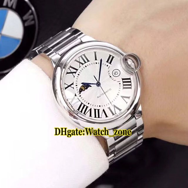 2019 WSBB0021 WJBB0027 White Dial Moon Phase Miyota 8217 Automatic Mens  Watch Rose Gold Case Steel Bracelet Cheap New Gents Watches From  Watch_zone, $88.61 | DHgate.Com