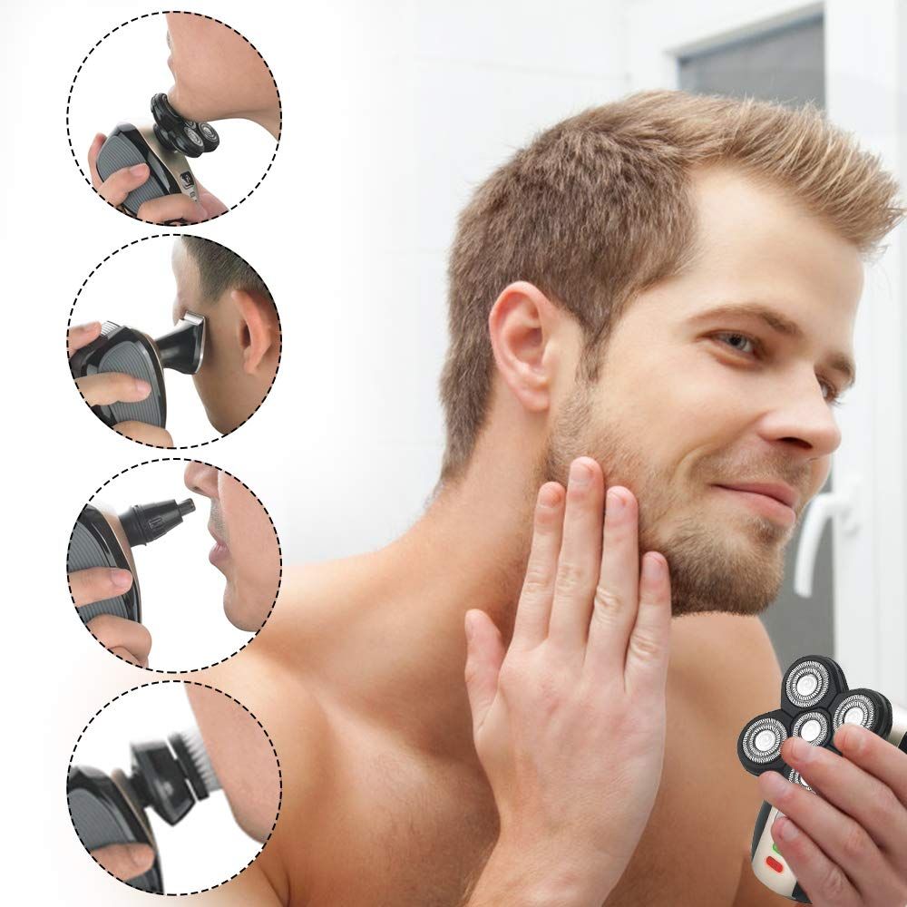 2019 Electric Shaver Electric Razor Bald Head Shaver Cordless Hair