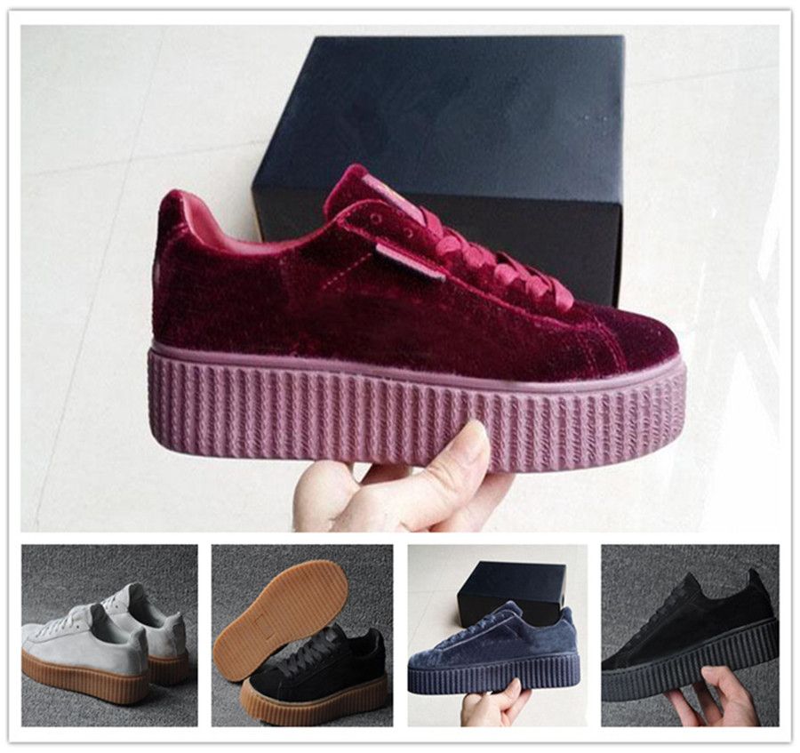 fenty maroon creepers