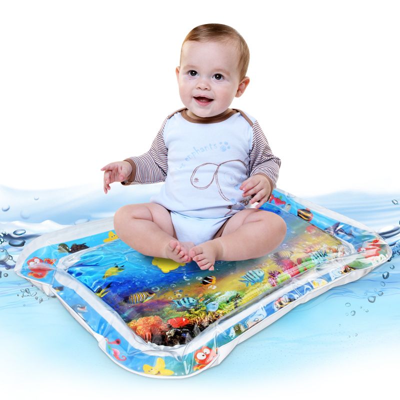 inflatable water baby mat