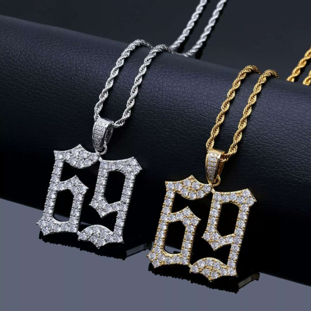 Hip Hop 6ix9ine Diamonds Pendant 