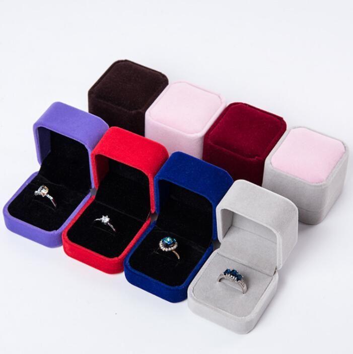 suede ring box