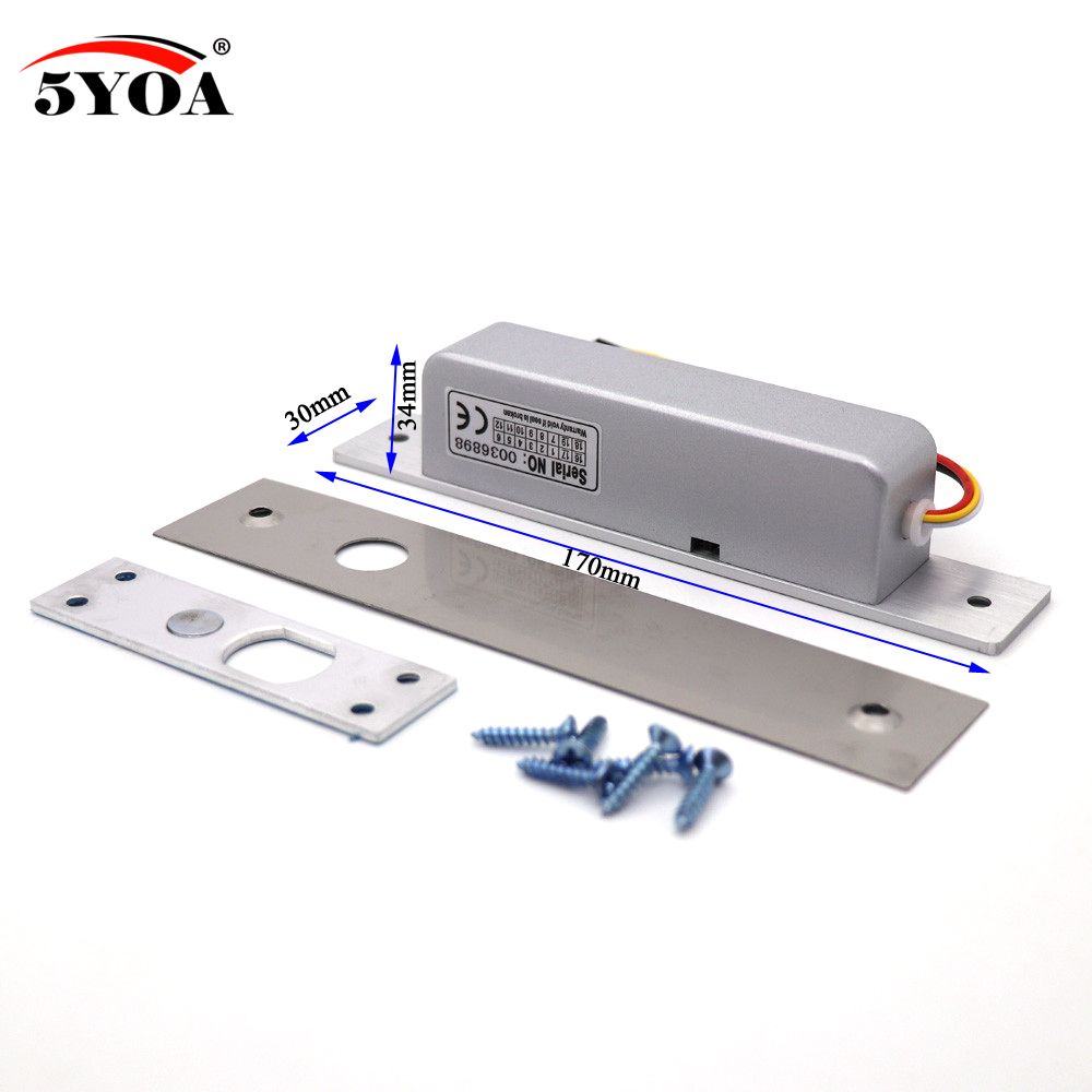 Satin Al Kucuk High End Kapi Elektrikli Bolt Gomme Kilit Kapi Kilidi Erisim Kontrolu Icin Dc 12 V Paslanmaz Celik Nc Elektronik Tl144 52 Dhgate Comda