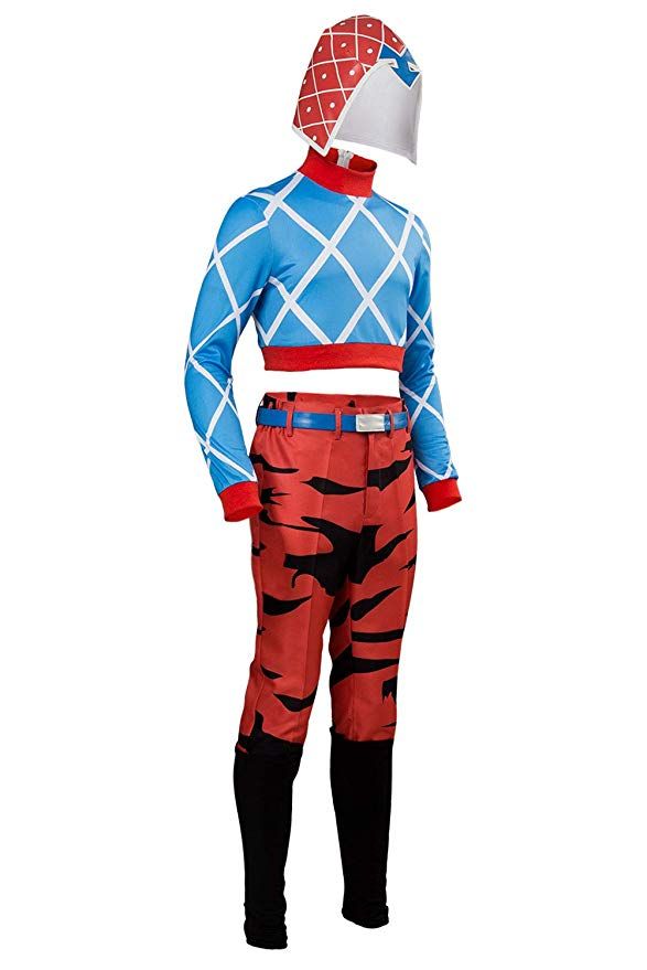 Anime JOJO'S BIZARRE ADVENTURE GUIDO MISTA Cosplay Costume Full Sets Pants& Anime JOJO'S BIZARRE ADVENTURE GUIDO MISTA Cosplay Costume Full Sets Pants&