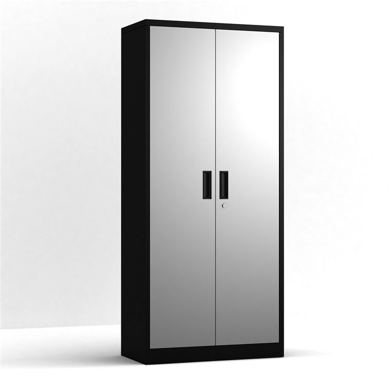 2020 Black Steel Storage Cabinet 5 Shelf Metal Storage Cabinet