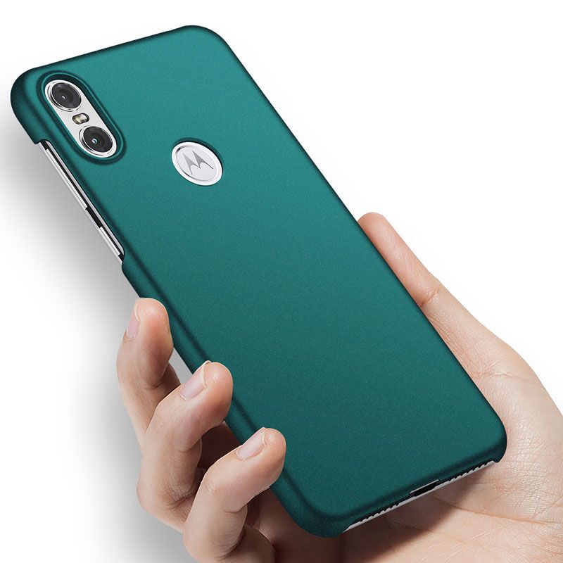 For Motorola Moto One Vision Case Luxury Matte Hard PC Cover Case For