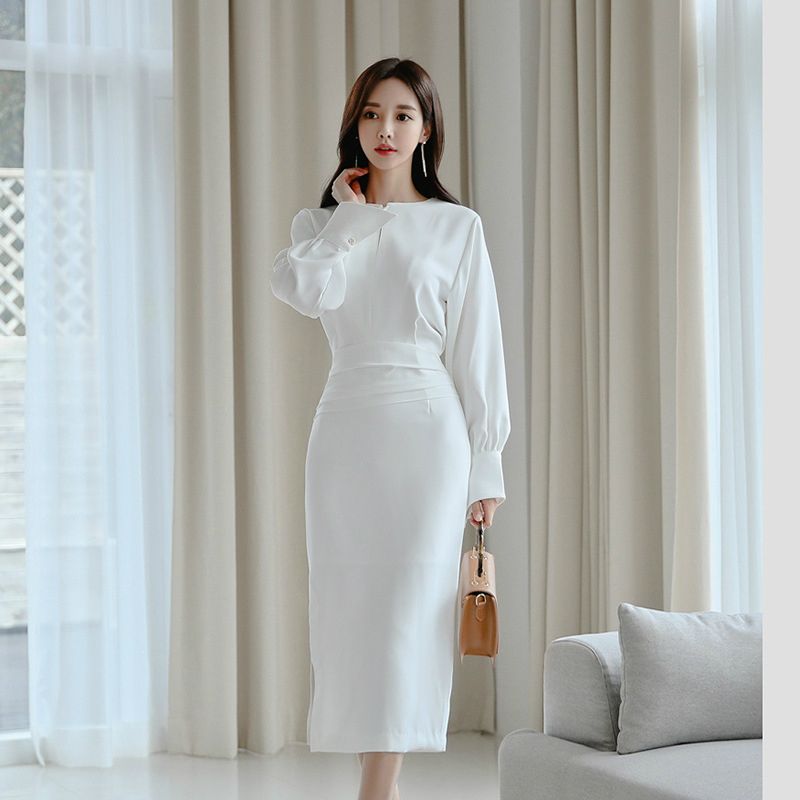 long white dresses casual