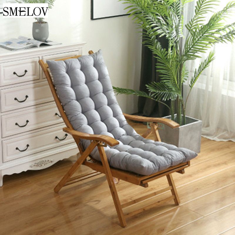Universal Relax Rocking Chair Cushion Soft Long Chair Tatami Mat