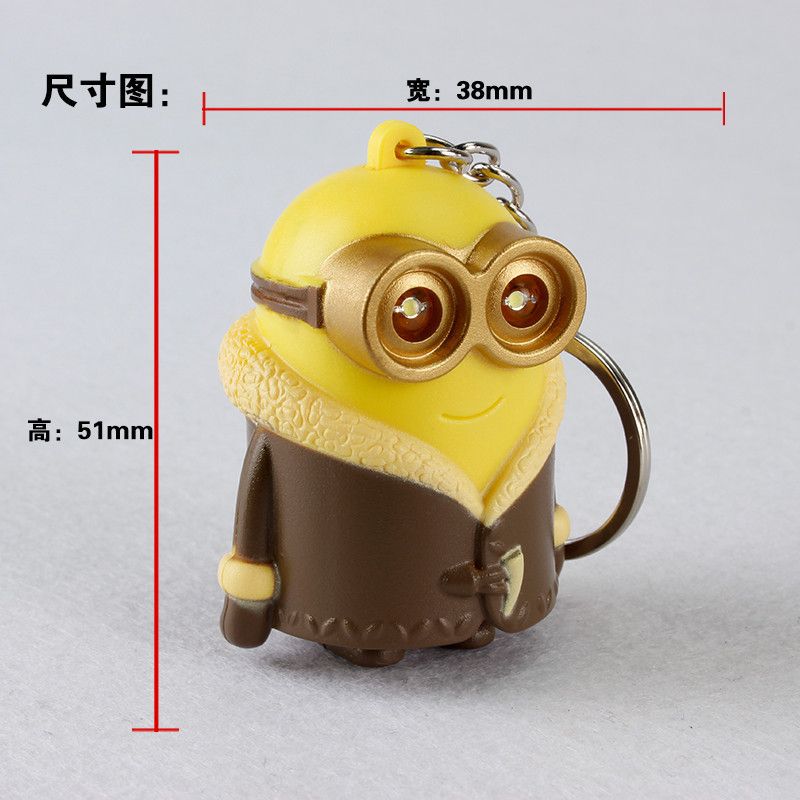 Compre Película De Dibujos Animados Hablar En 3D Minions Decir Te Amo  Llavero The Thor Minions Cosplay Llaveros Led Bajo 3D Despreciable Me  Muñeca Juguetes Con Abrigo Llavero A 1,26 € Del