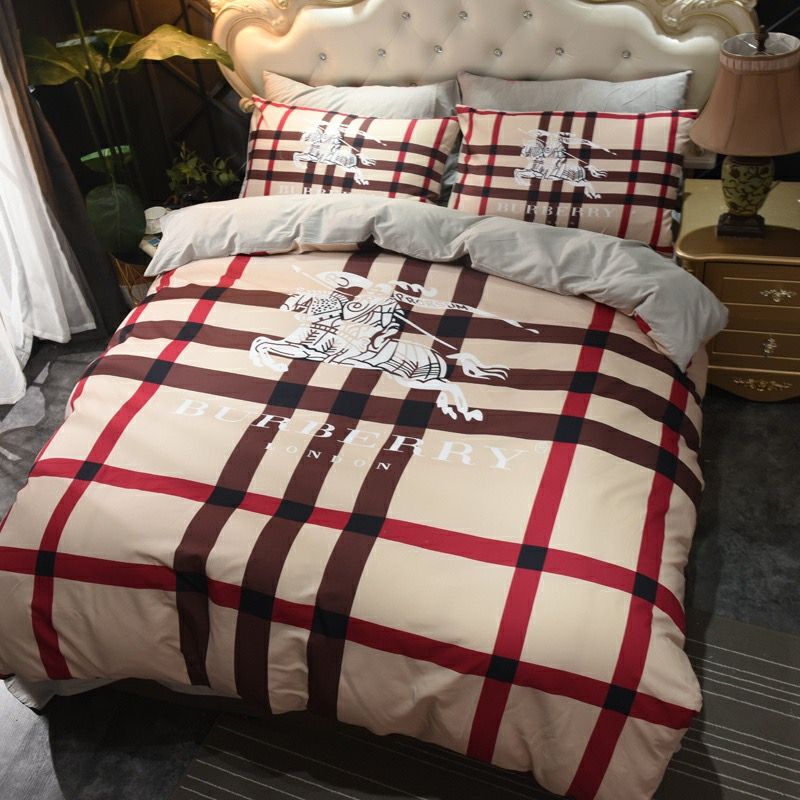 Grid Horse Design Bedding Sets New 2 Style Fashion Popular Logo