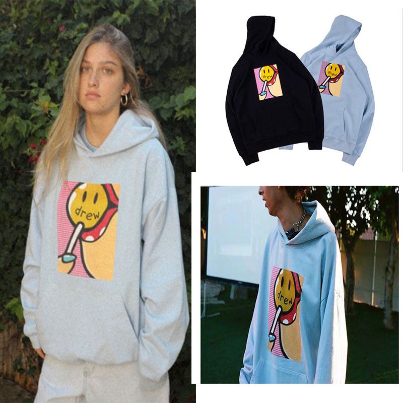 Compra Europeo Y Americano Marca Tide Drew House Capucha Justin Bieber Drew  House Encapuchado Calidad Suéter Alta Rizo De Algodón Barato | Entrega  Rápida Y Calidad | Es.Dhgate