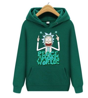Compra 2019 Sudadera Con Capucha Casual Con Capucha De La Marca Tide Para  Hombres De Invierno Y Otoño, Además De Terciopelo Ricky Morti Estampado De  Ropa Deportiva De Diseño Para Hombres Europeos