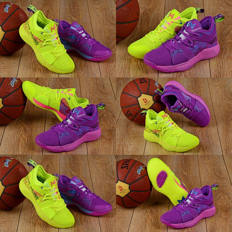 paul george shoes kids purple