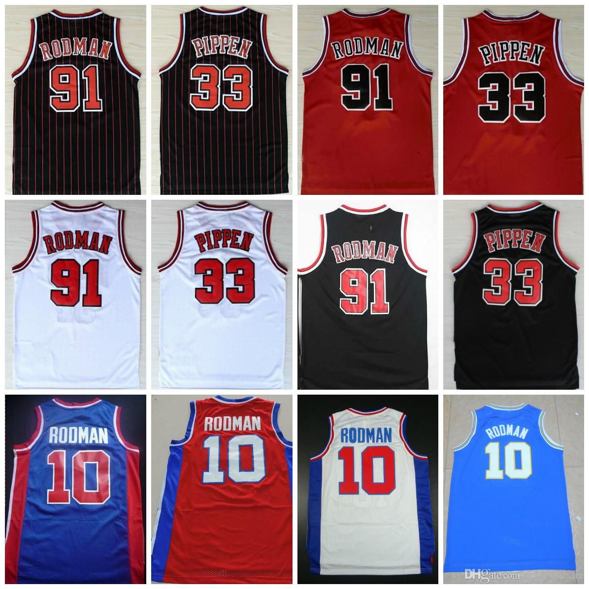 dennis rodman jersey numbers