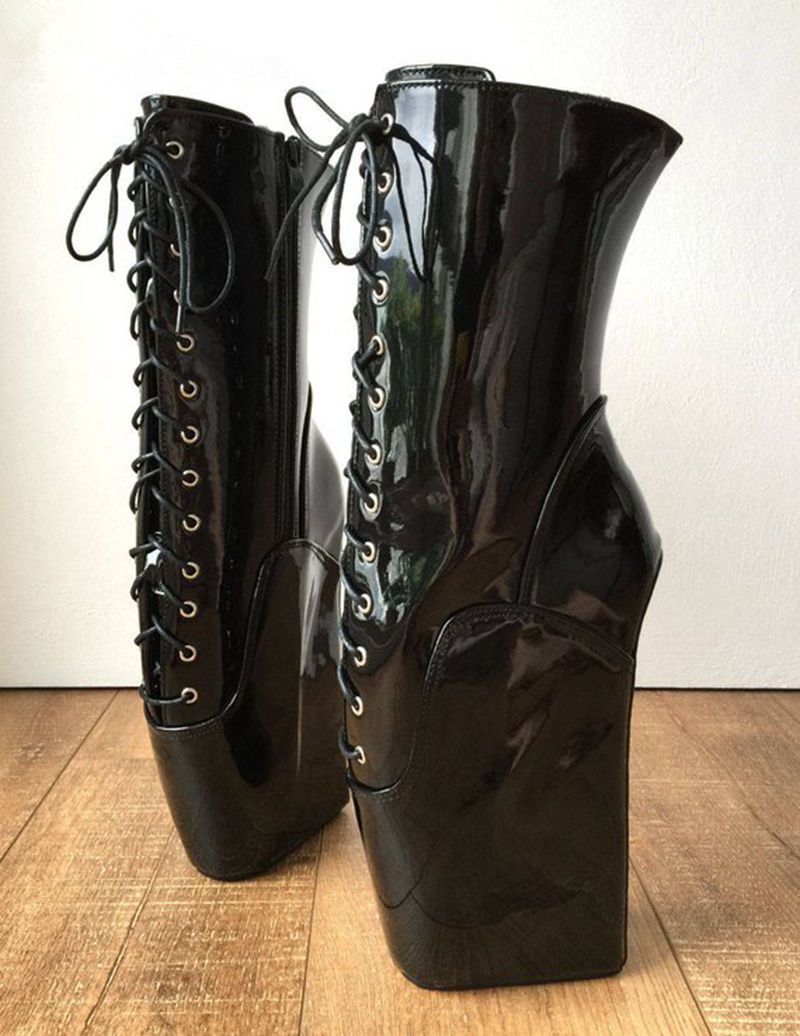Botines negro sin tacón mujer | Zapatos online en Mayka