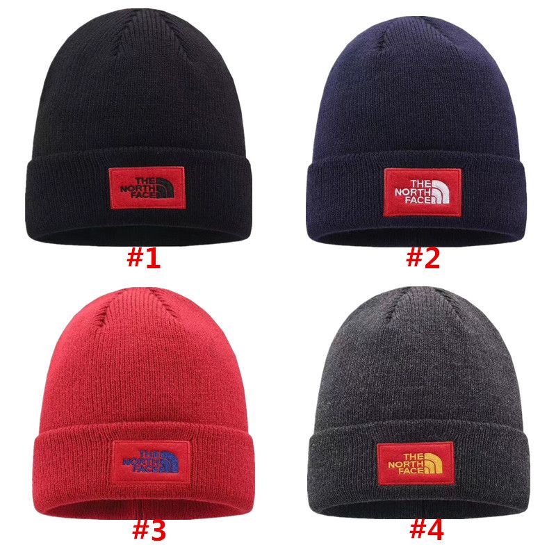 branded wooly hats