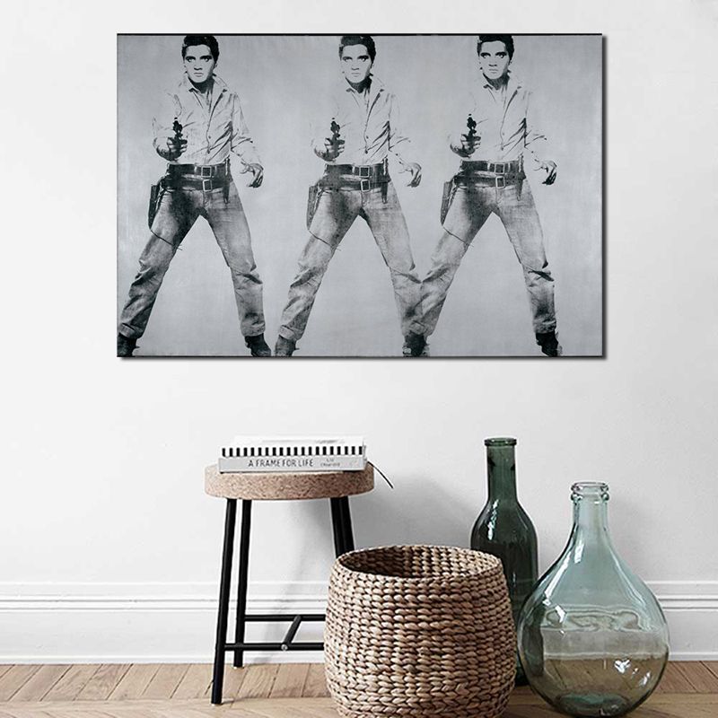 2020 Warholes Triple Elvis Canvas Painting Print Living Room Home Decor Modern Wall Art Oil Painting Poster Salon Pictures Framework From Copy02 23 21 Dhgate Com