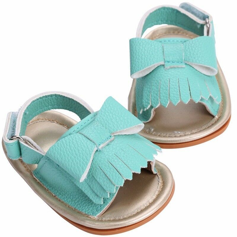 Soft Sole Baby Girl Crib Shoes Infant Toddler Kids Summer Sandals