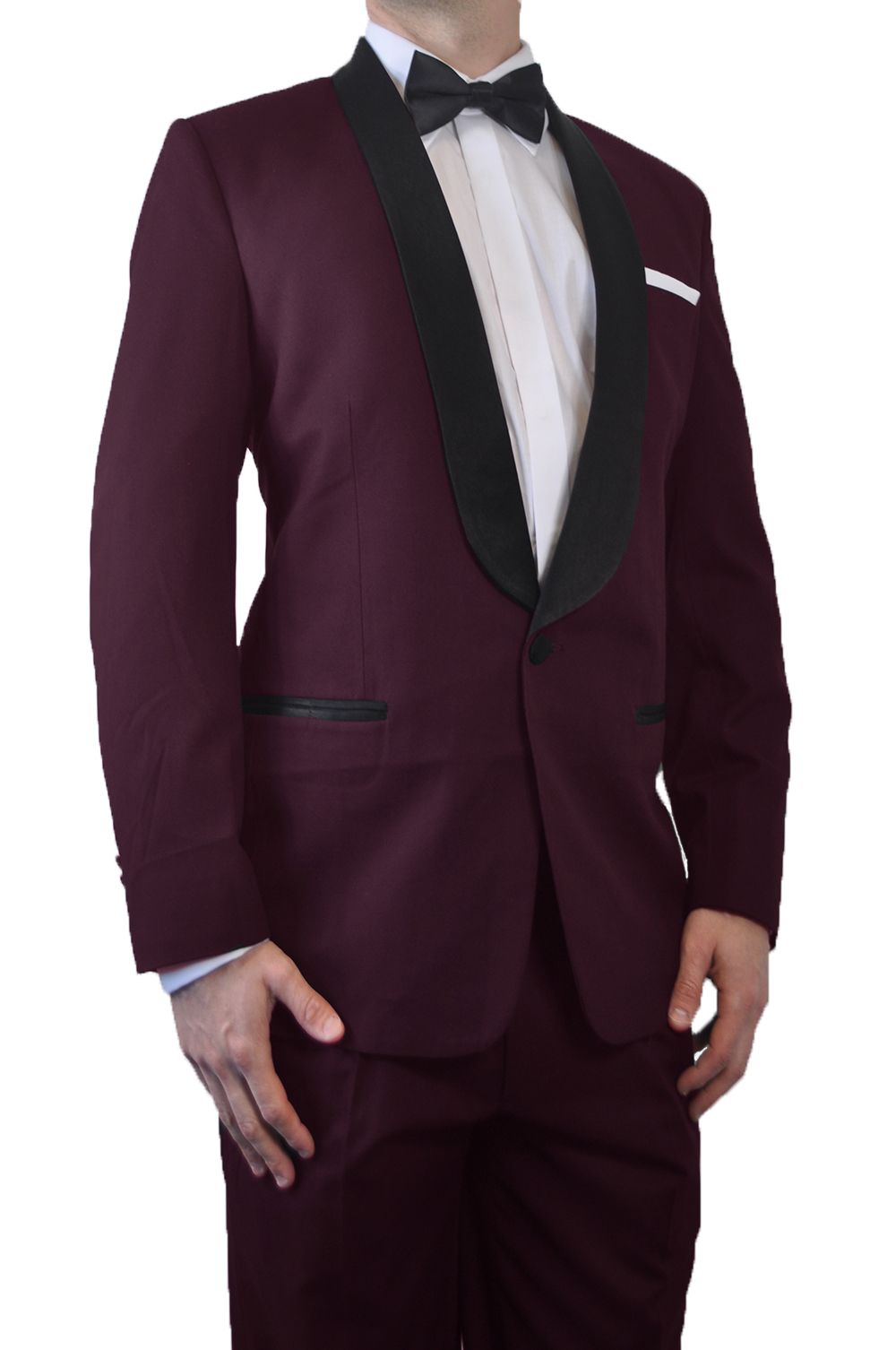 Popular One Button Groomsmen Shawl Lapel Groom Tuxedos Groomsmen Best