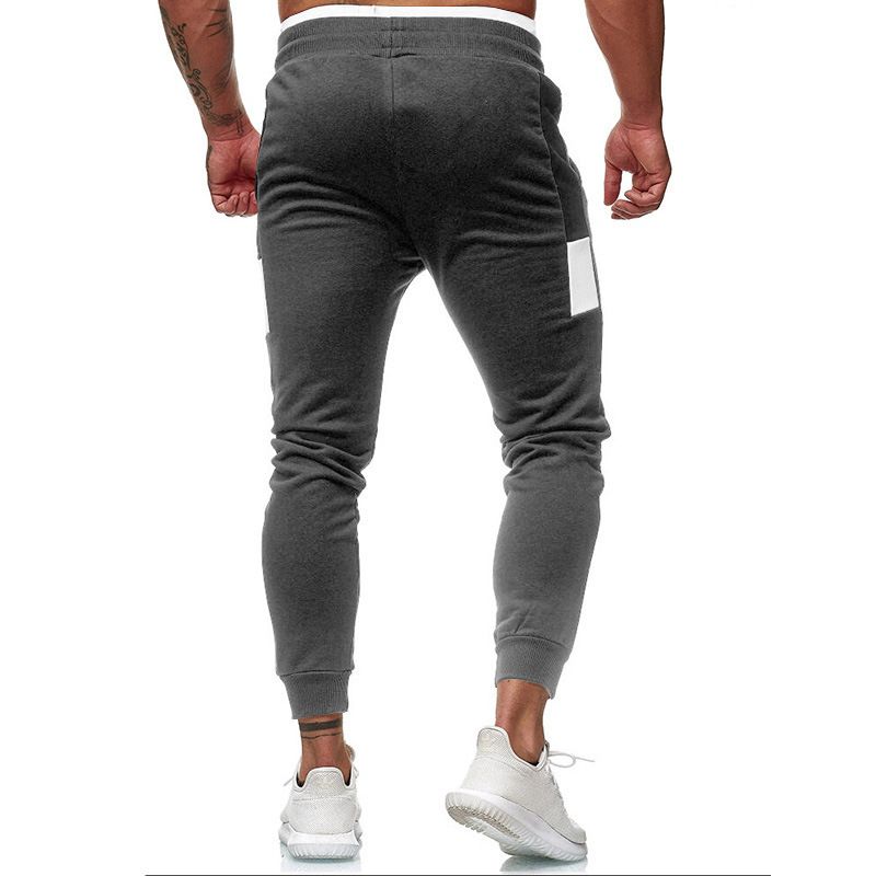 Macondoo Mens Jogger Elastic Waist Fleece Thick Slim Trousers Pants