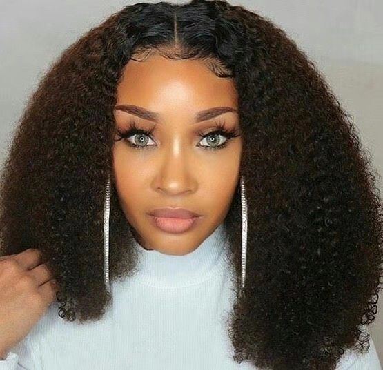 13x6 Human Hair Wig Deep Curly 250 Density Pre Plucked With Baby
