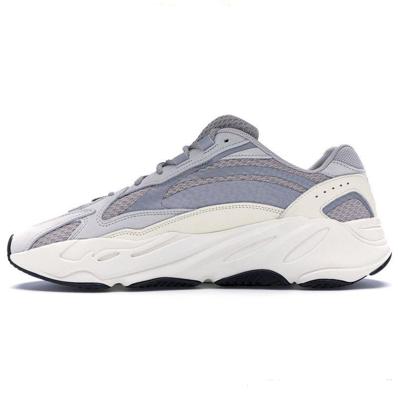 Adidas YEEZY 700 baratos Boost hospital azul Kanye West zapatos corrientes de imán Vanta Utilidad