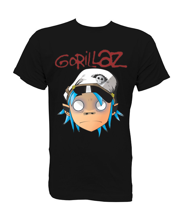gorillaz 2d t shirt