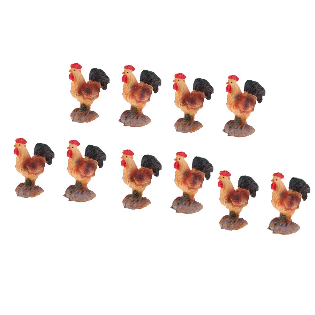 toy chicken figurines