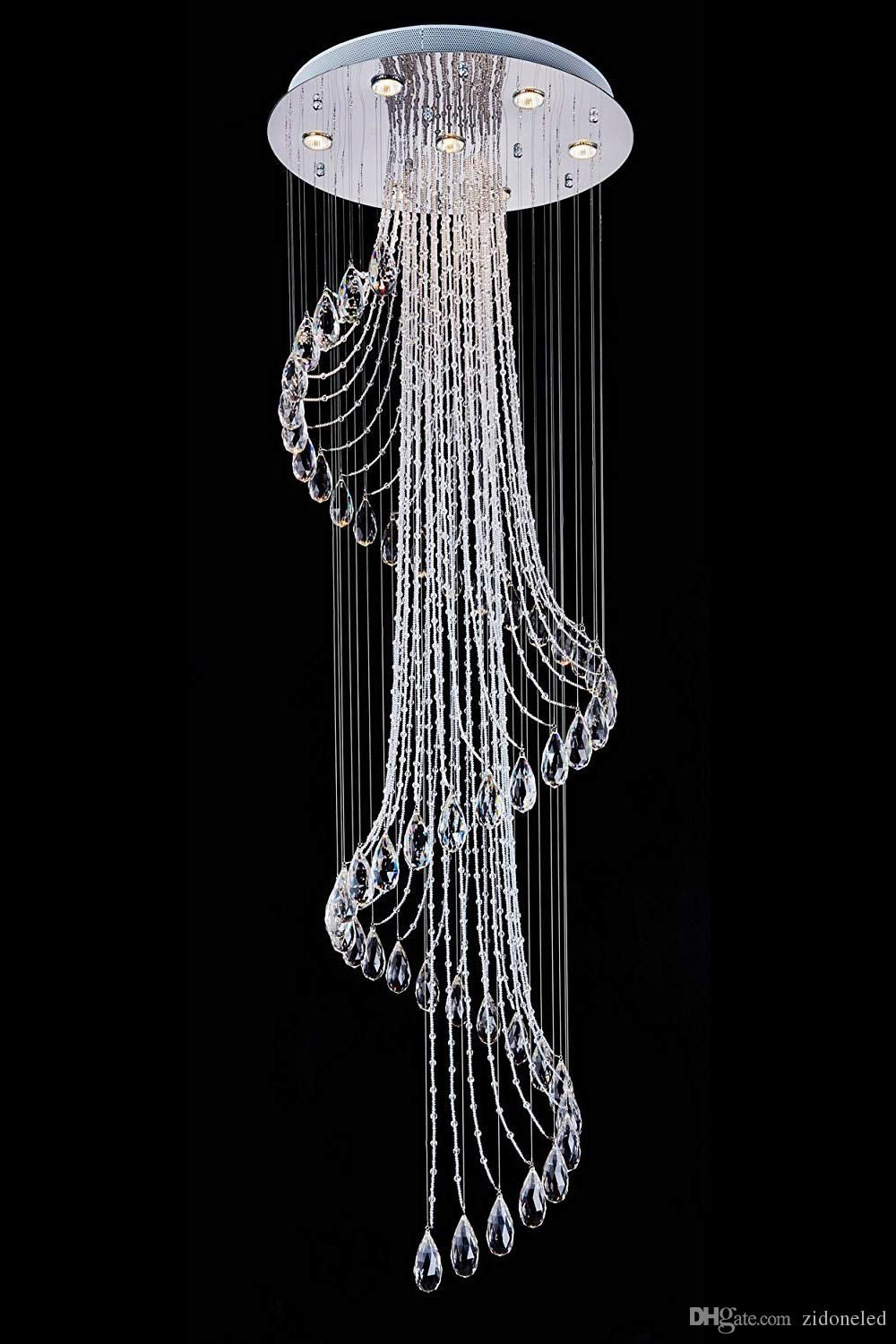 modern raindrop chandelier