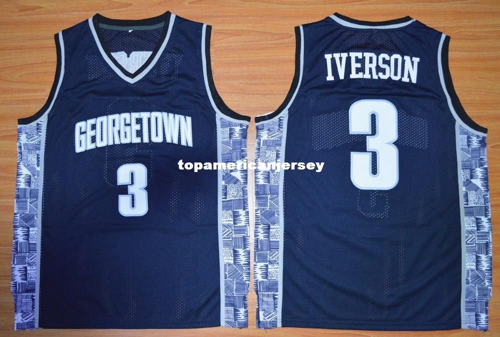 allen iverson georgetown jersey