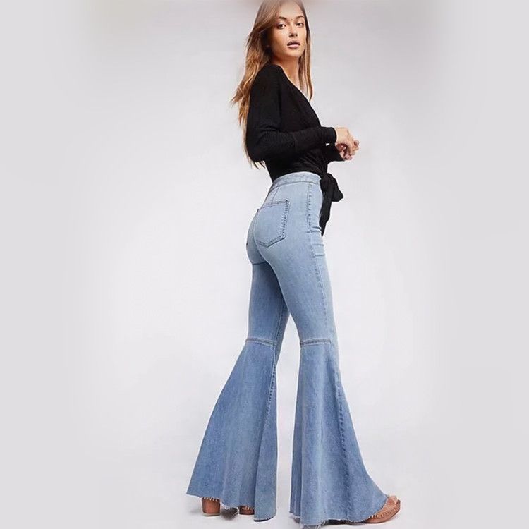 high rise 90s stretch jean