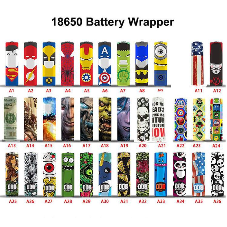 18650 Battery Wrap Heat Shrink Label Wrap Replacement Broken Battery Wraps Customized 20700 21700 Batteries Wrapper 18650 Custom Printed From Customizedstore 0 12 Dhgate Com