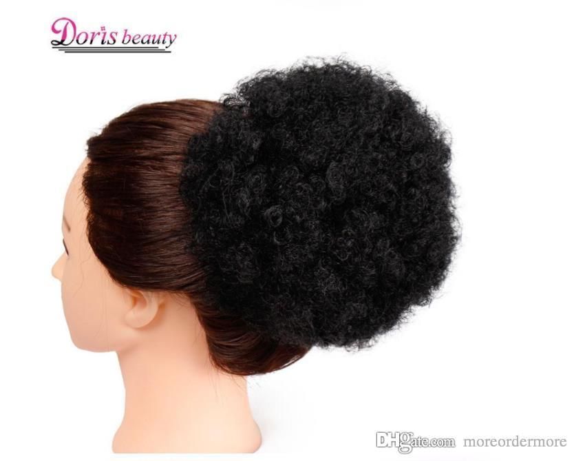 S Noilite Synthetic Hair Big Bun Chignon Two Plastic Comb Clips In