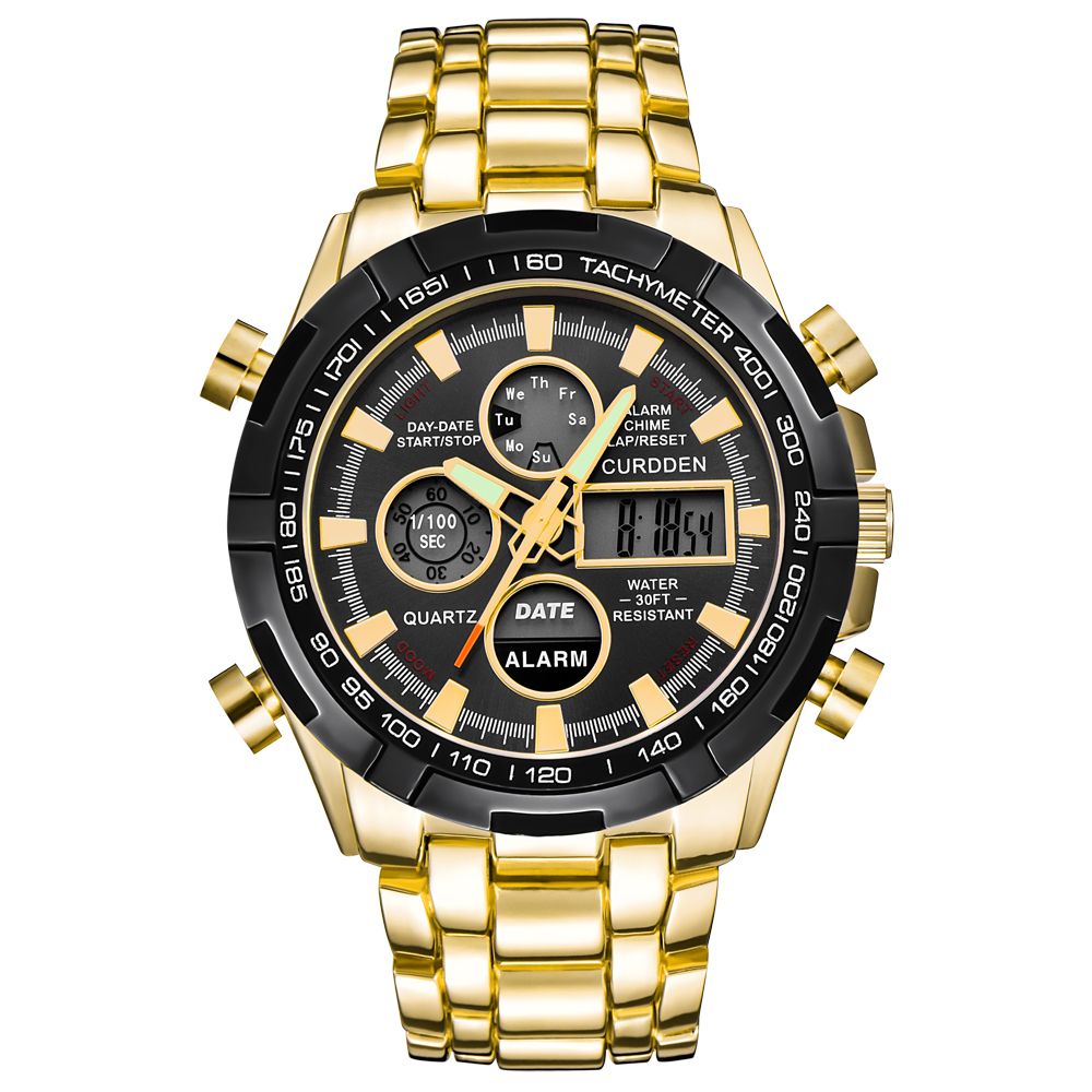 dual analog and digital watches