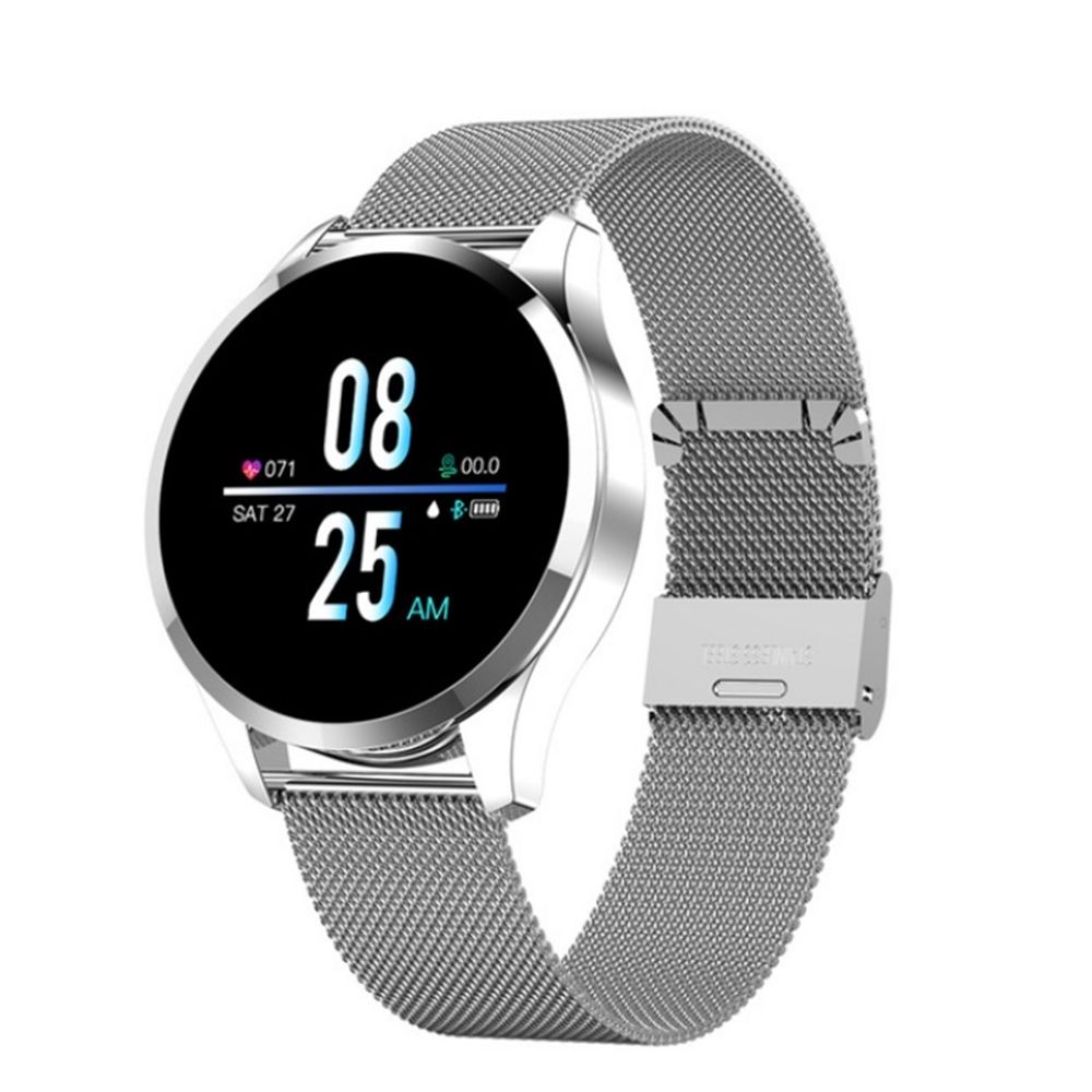 smartwatch with steel strap