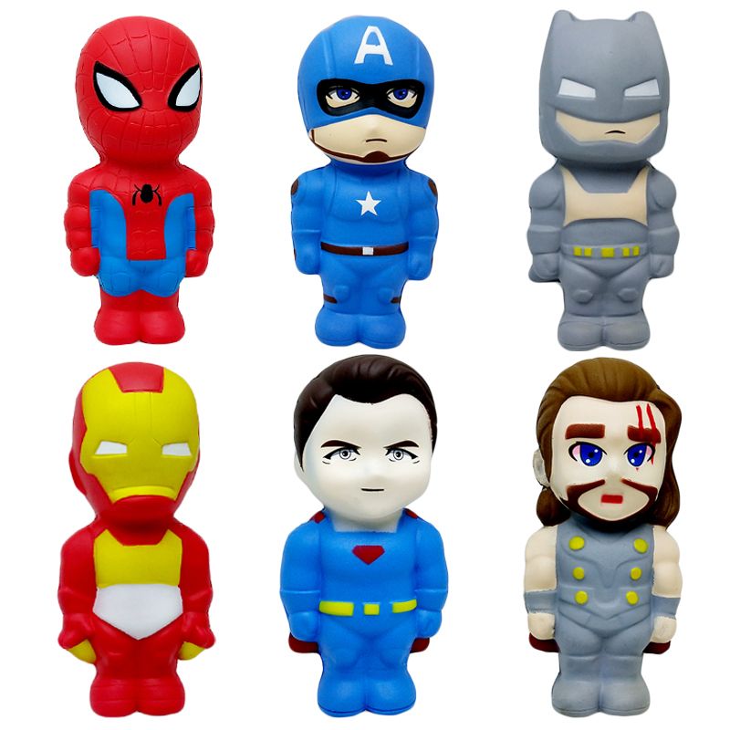 superhero squishy toys