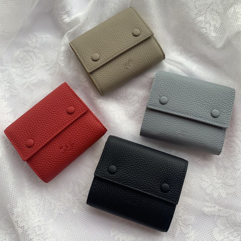 Best Selling Leather Long Wallet Classic High End Card Bag Handmade Car