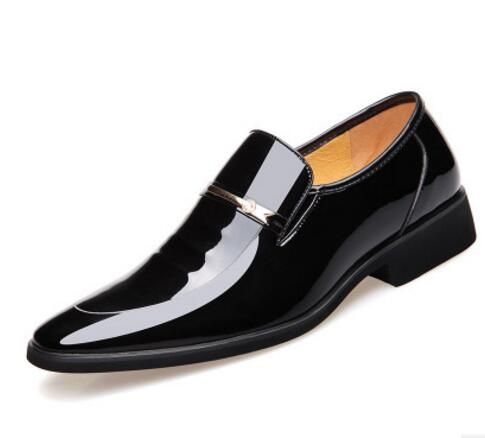 mocasines charol hombre