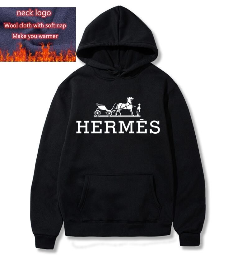 Hermes Men Women Sport Sweatshirt Size 