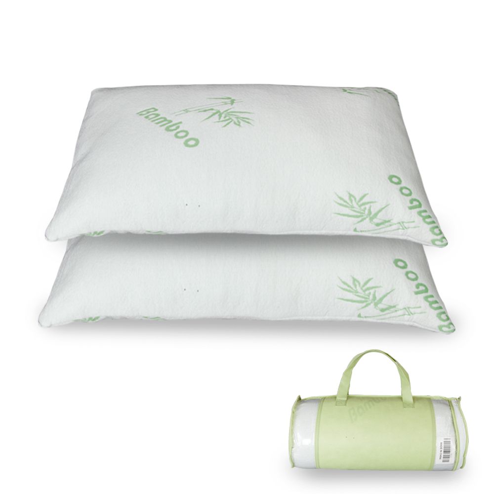 2019 Premium Hotel Hypoallergenic Bamboo Fiber Memory Foam Pillow