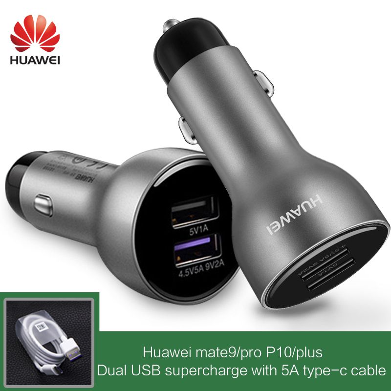 Cargador rápido para auto Huawei P10 Plus Mate 9 10 Pro Supercarga de carga