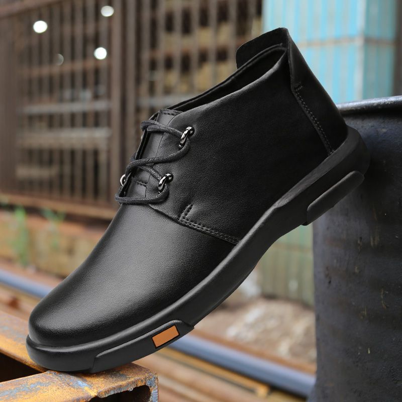 mens lace up boots fashion