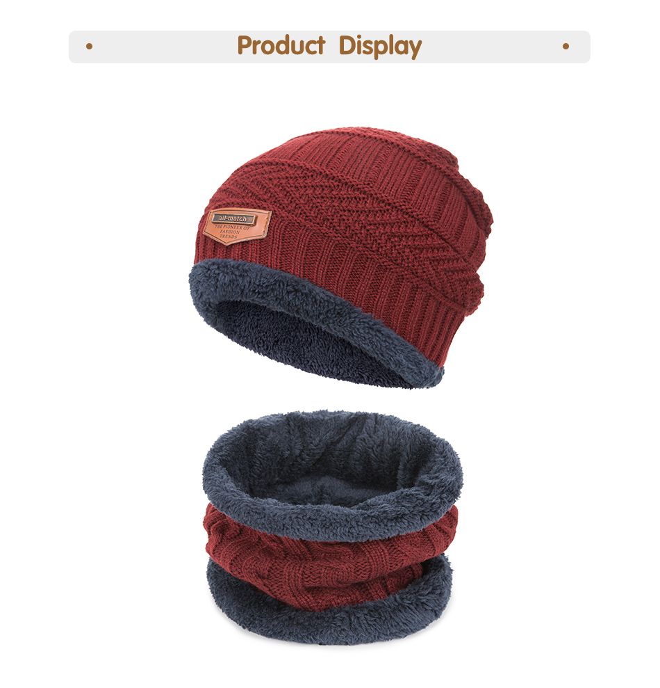 boys red winter hat