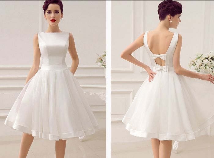 Discount Vestidos De Noiva Hot Sale Short Wedding Dresses Vintage Bridal Dress 1950 Bateau Sleeveless Reception Bridal Gown Bridal Gowns Online Bridal Party Dresses From Donnaweddingdress12 67 84 Dhgate Com