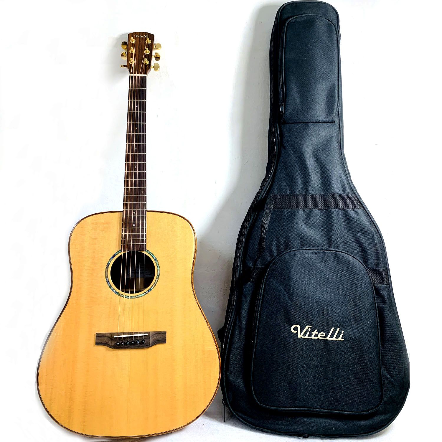 Compra Musoo Dreadnought Guitarra Acústica Con Funda Barato | Entrega  Rápida Y Calidad | Es.Dhgate