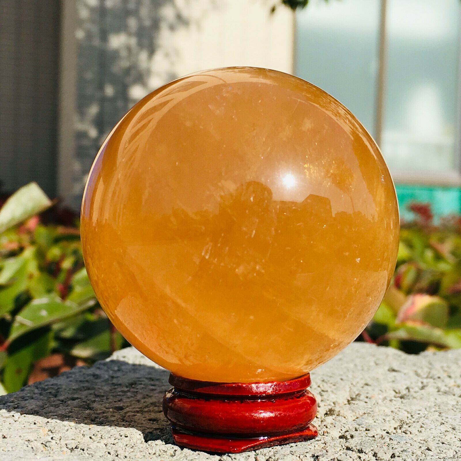 Details about   1pc Natural iceland spar Quartz sphere quartz Crystal Ball reiki Healing 45mm+ 