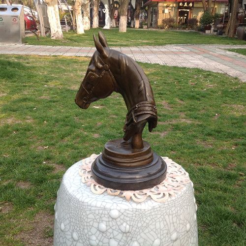 2020 Bronze Carved Horsehead Bronze Statue Ornaments Handicraft Household Ornaments Relocation Business Gifts Fengshui Ornaments From Du10 391 26 Dhgate Com