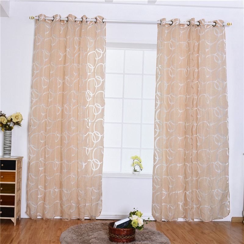 long voile curtains